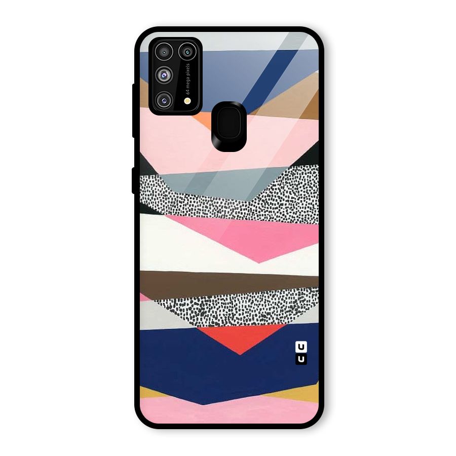 Lethal Abstract Glass Back Case for Galaxy M31