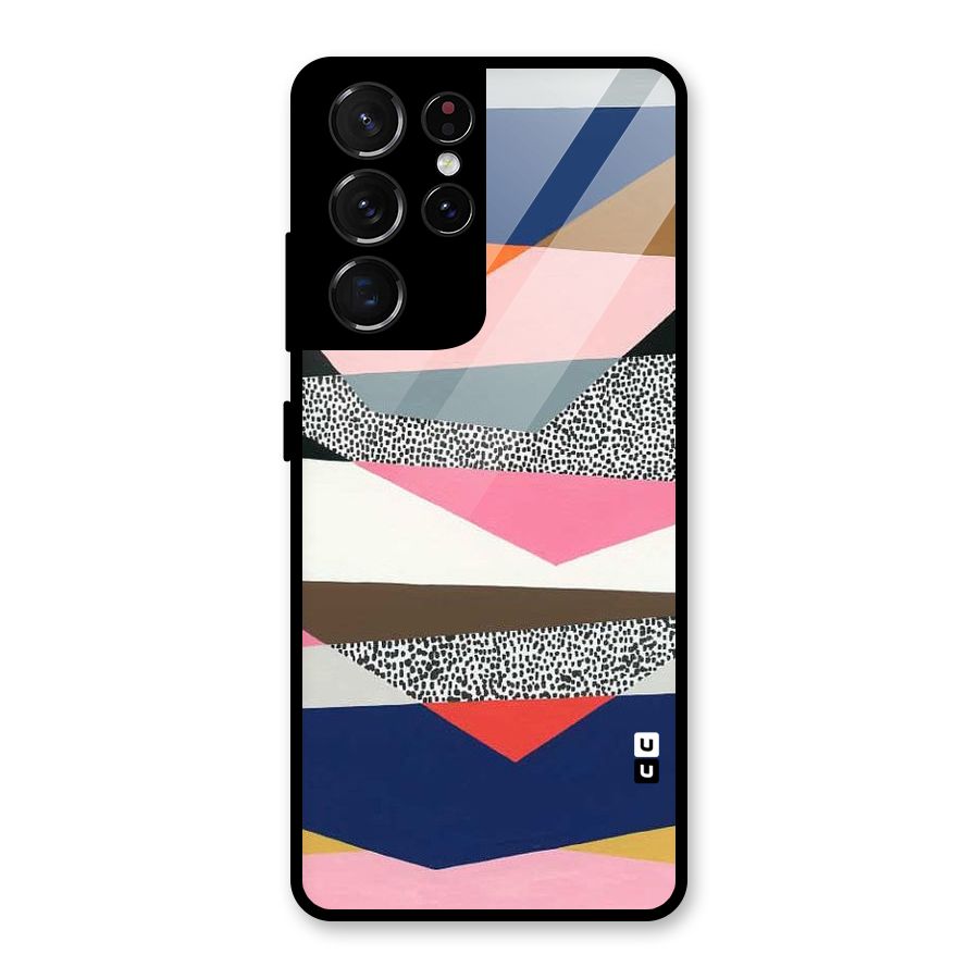 Lethal Abstract Glass Back Case for Galaxy S21 Ultra 5G