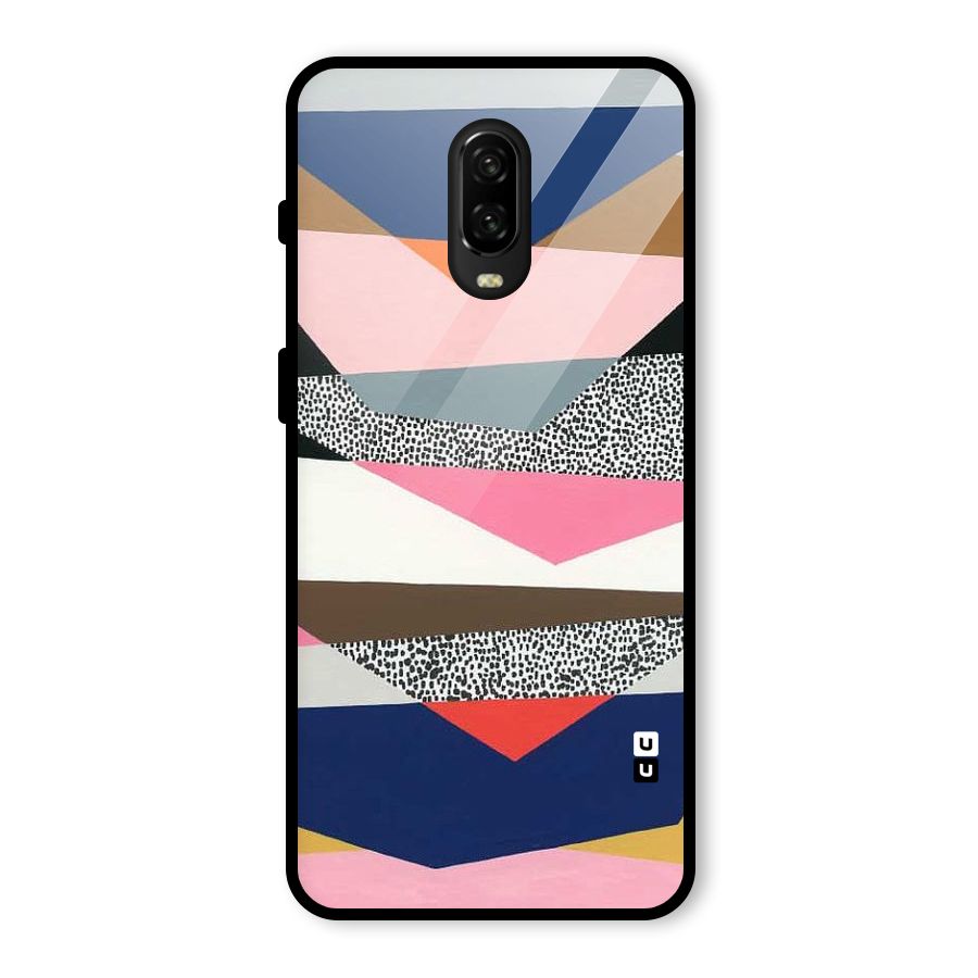 Lethal Abstract Glass Back Case for OnePlus 6T