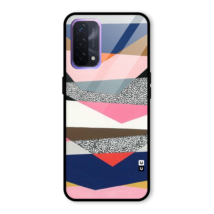 Lethal Abstract Glass Back Case for Oppo A74 5G