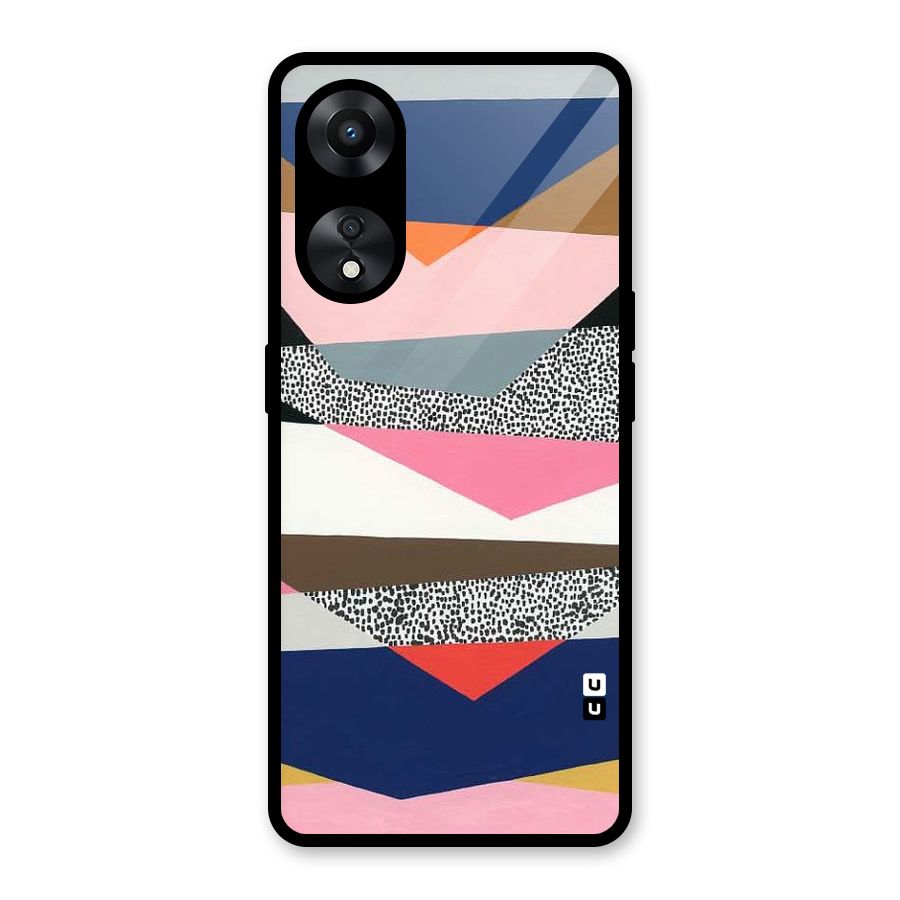 Lethal Abstract Glass Back Case for Oppo A78
