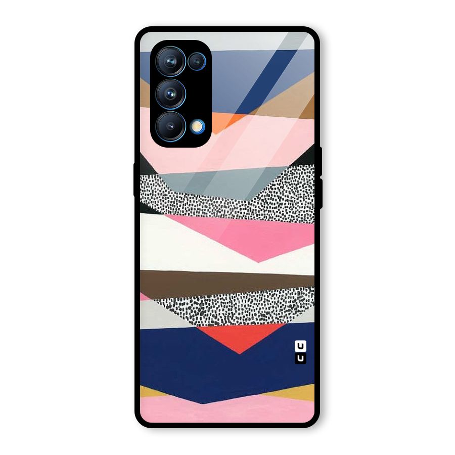 Lethal Abstract Glass Back Case for Oppo Reno5 Pro 5G