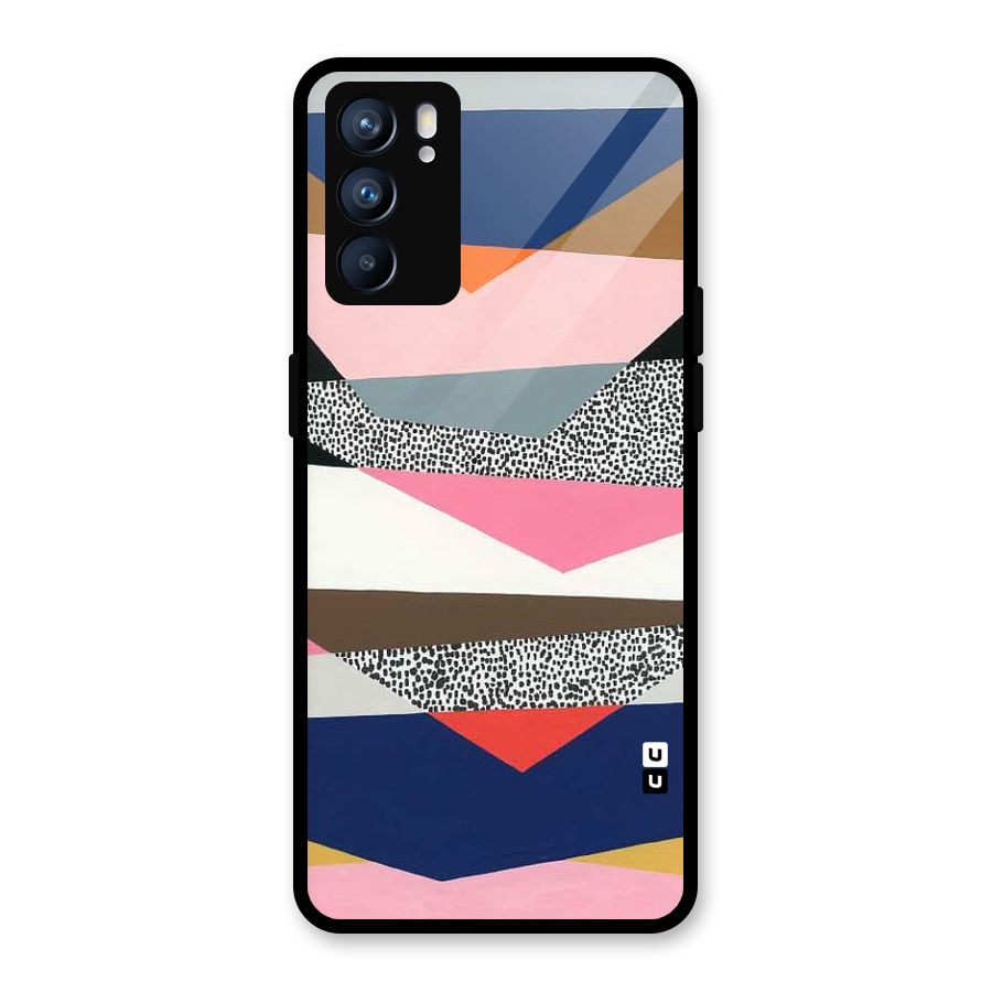 Lethal Abstract Glass Back Case for Oppo Reno6 5G