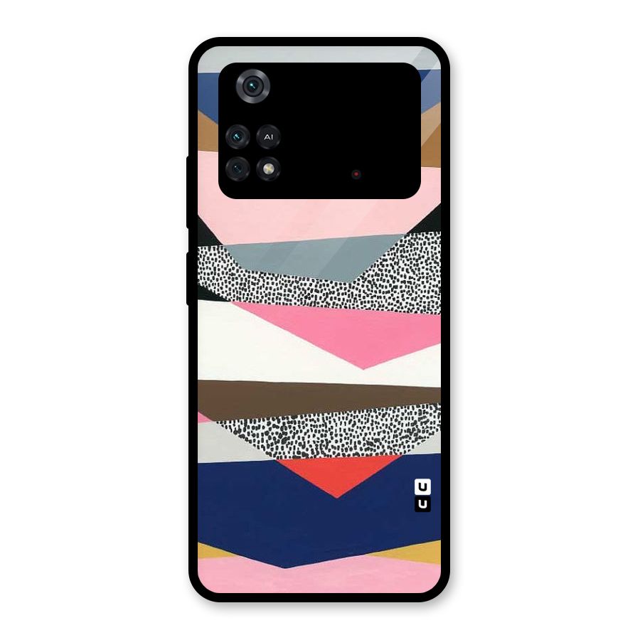 Lethal Abstract Glass Back Case for Poco M4 Pro 4G