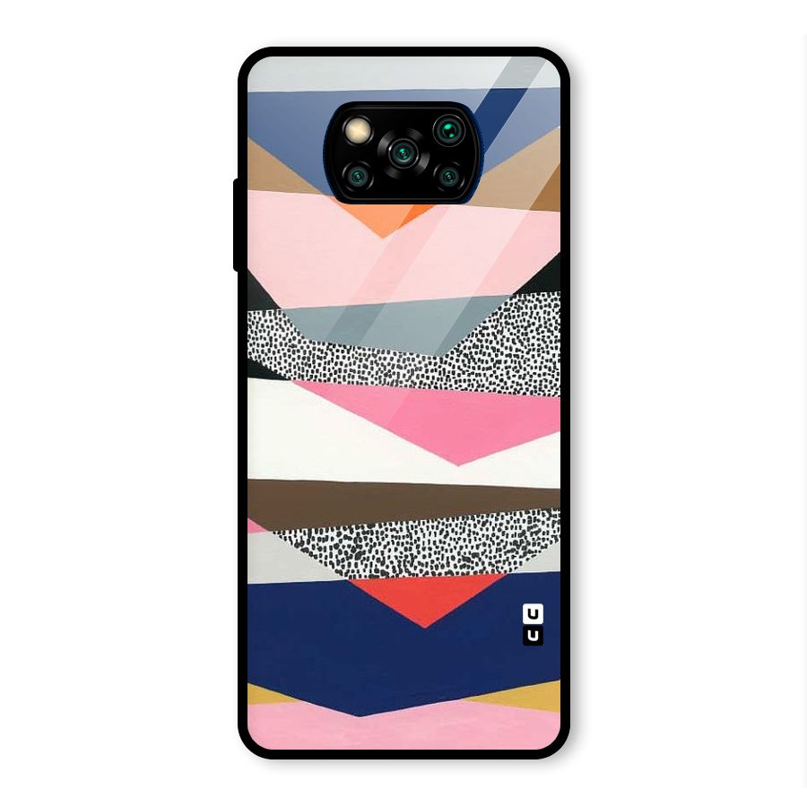 Lethal Abstract Glass Back Case for Poco X3 Pro