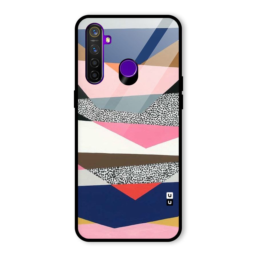 Lethal Abstract Glass Back Case for Realme 5 Pro