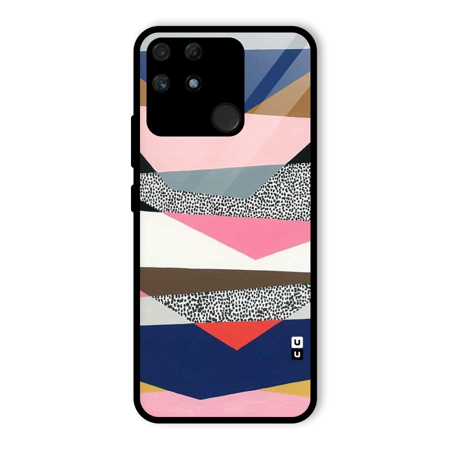 Lethal Abstract Glass Back Case for Realme Narzo 50A
