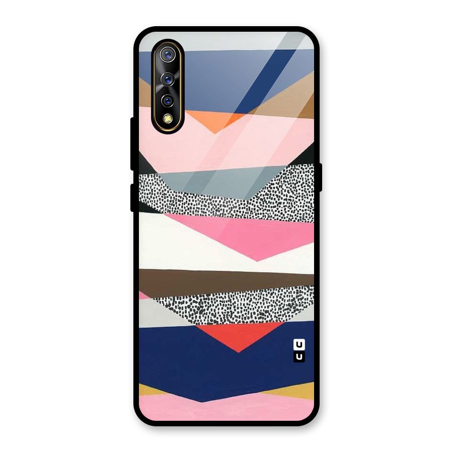 Lethal Abstract Glass Back Case for Vivo S1