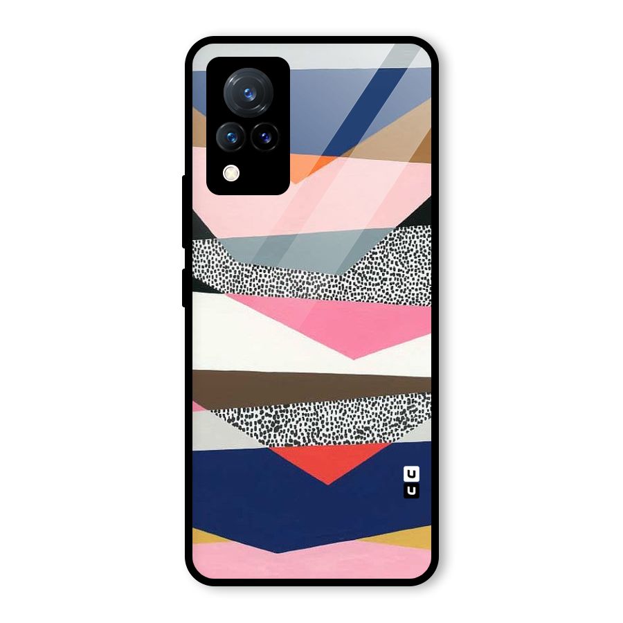 Lethal Abstract Glass Back Case for Vivo V21 5G