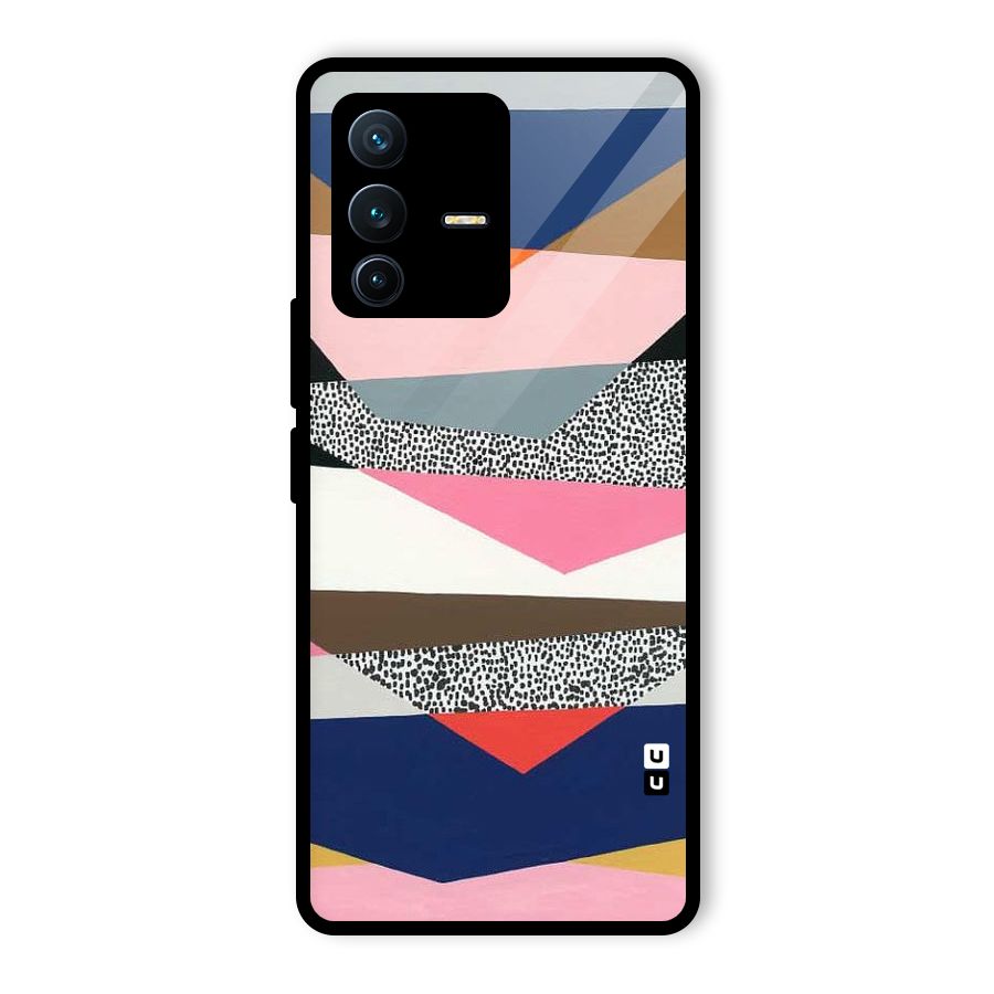 Lethal Abstract Glass Back Case for Vivo V23 Pro
