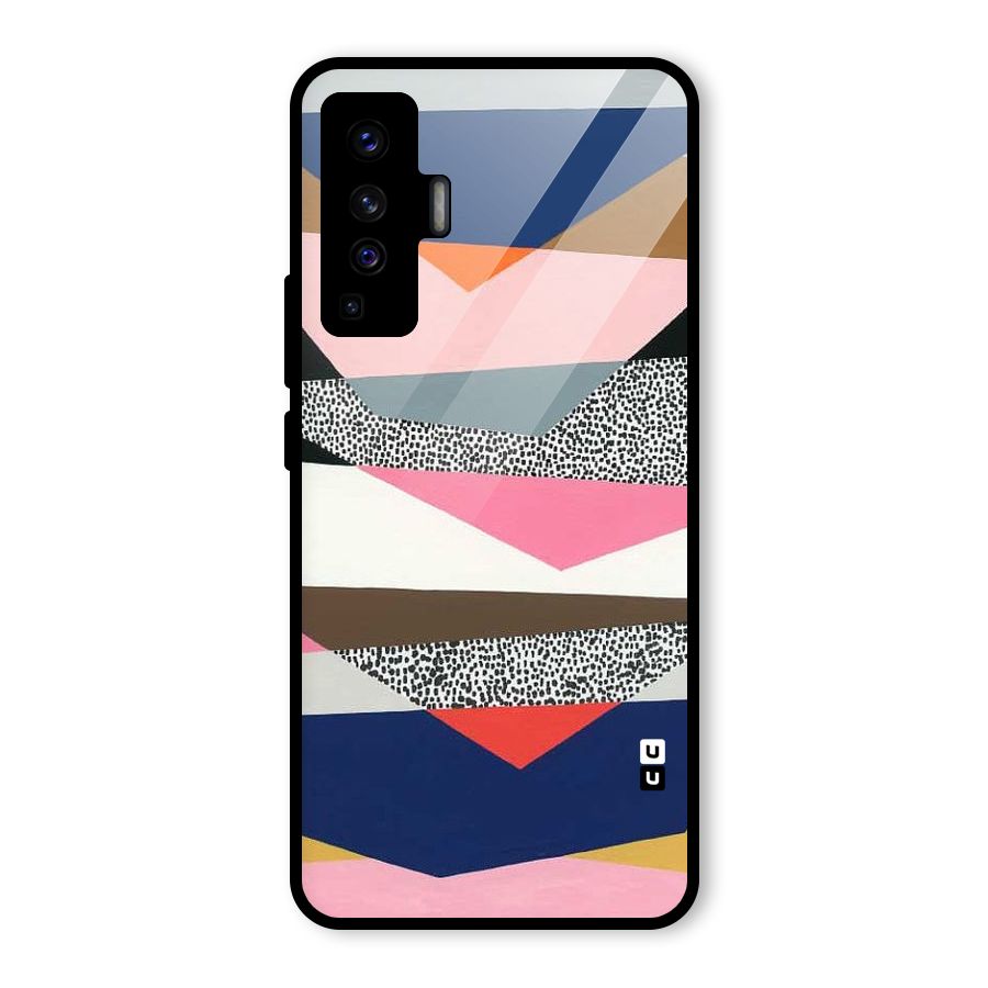 Lethal Abstract Glass Back Case for Vivo X50