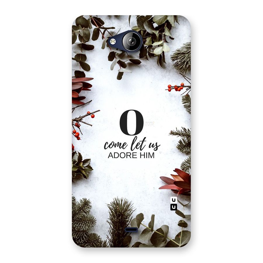 Lets Adore Him Back Case for Canvas Play Q355