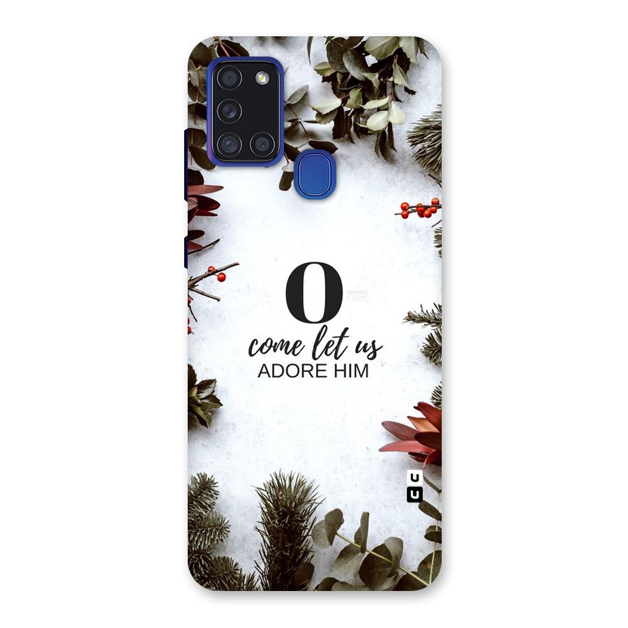 Lets Adore Him Back Case for Galaxy A21s