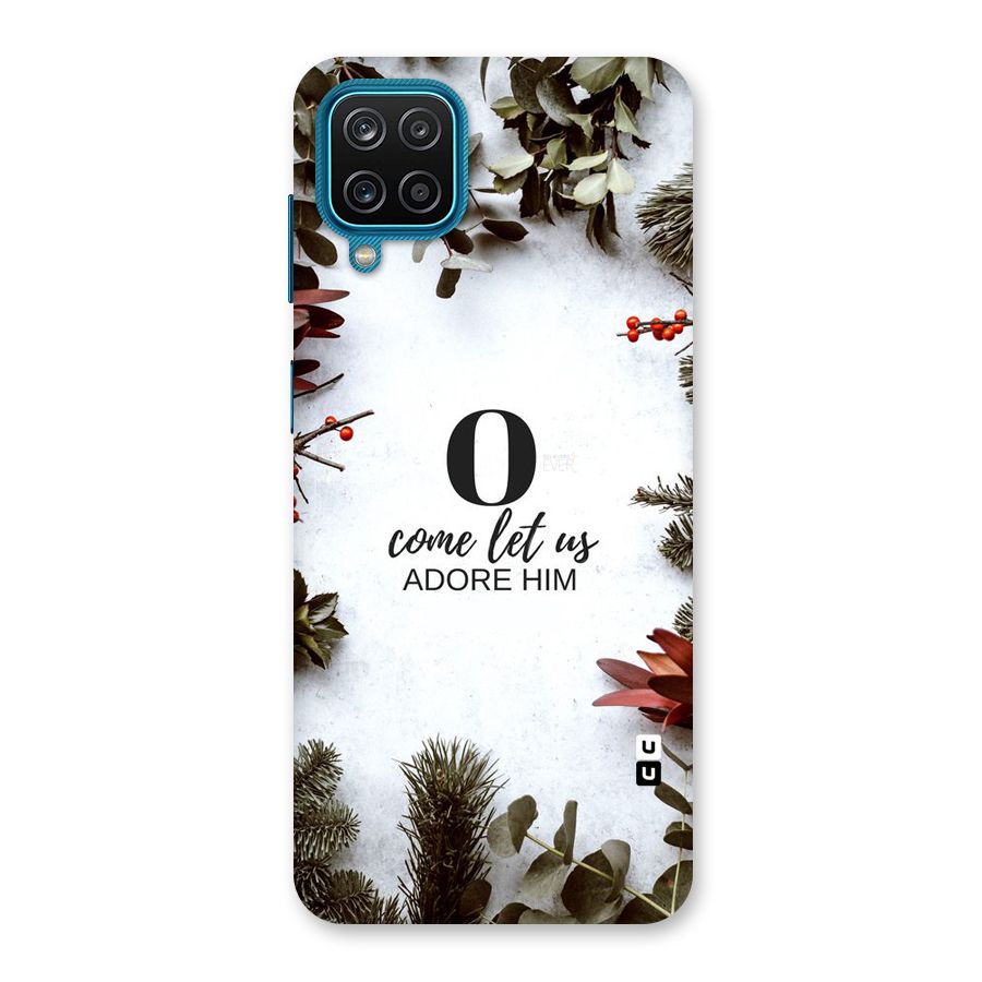 Lets Adore Him Back Case for Galaxy M12