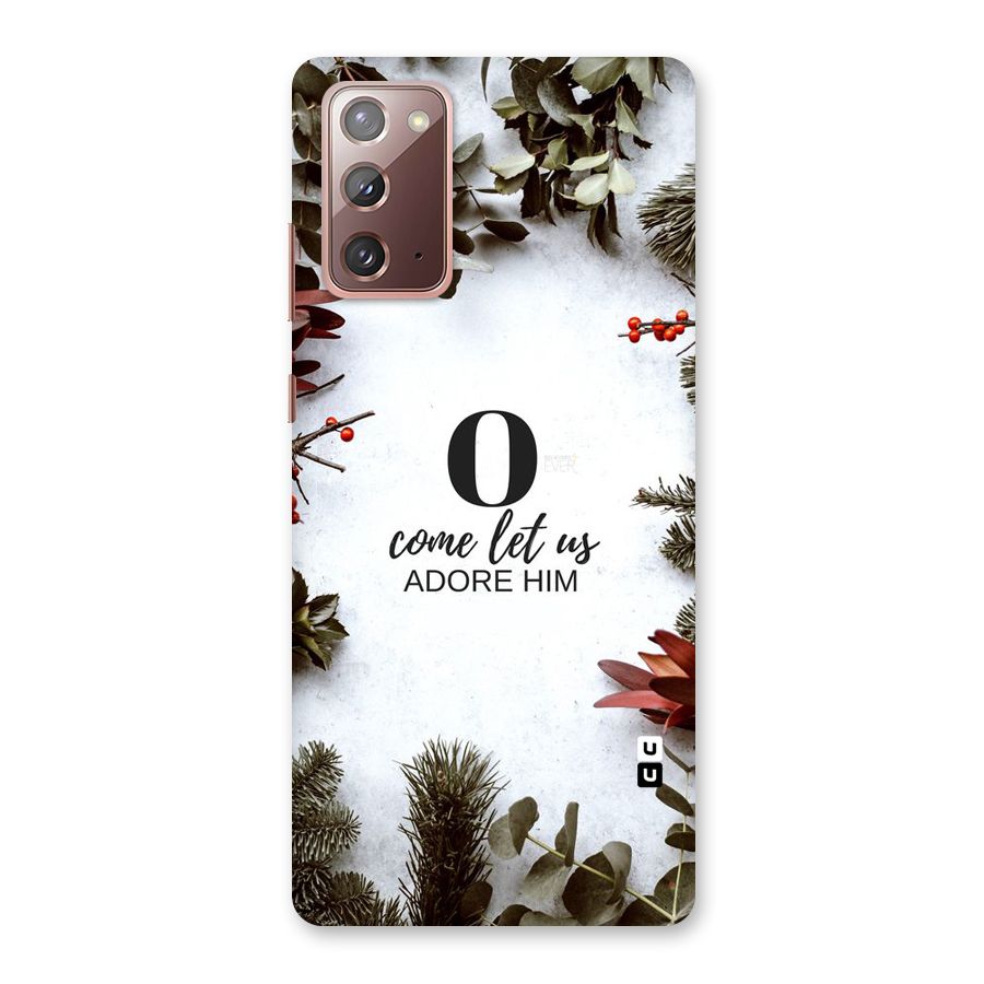 Lets Adore Him Back Case for Galaxy Note 20