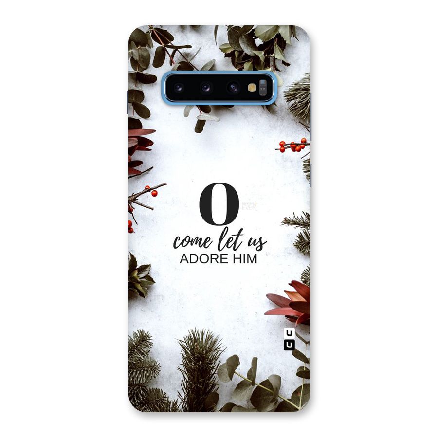 Lets Adore Him Back Case for Galaxy S10 Plus