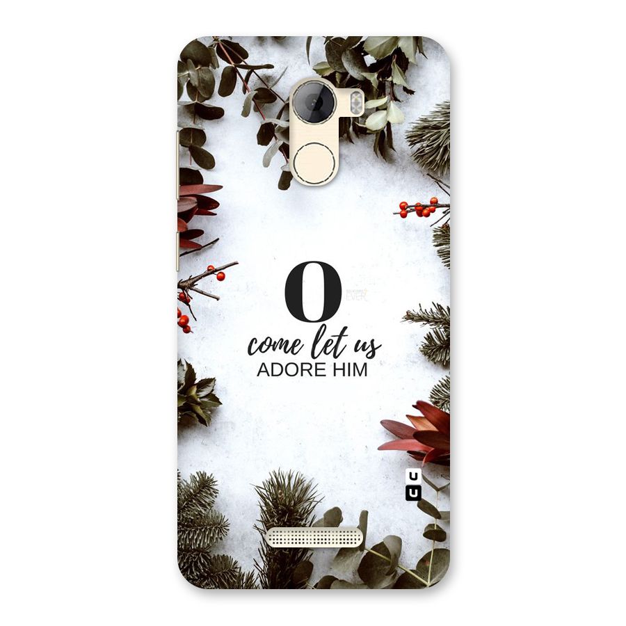 Lets Adore Him Back Case for Gionee A1 LIte