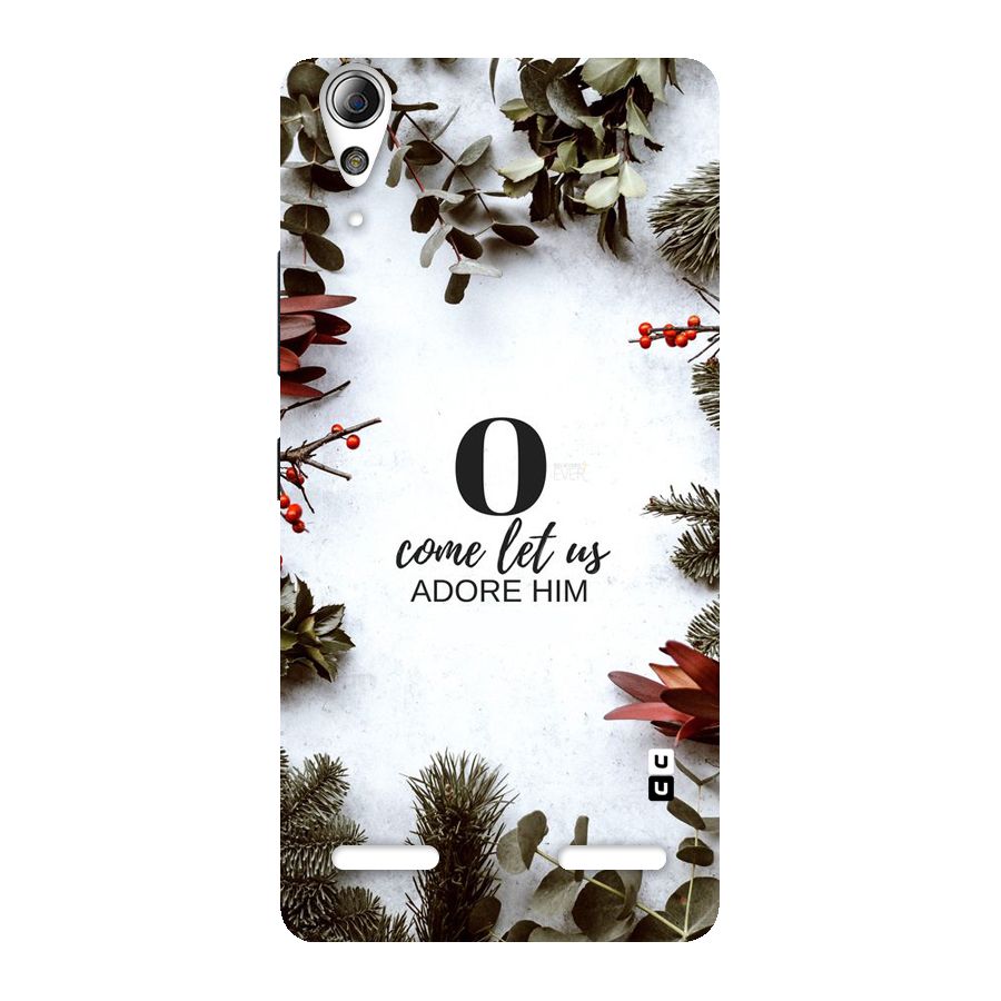 Lets Adore Him Back Case for Lenovo A6000 Plus