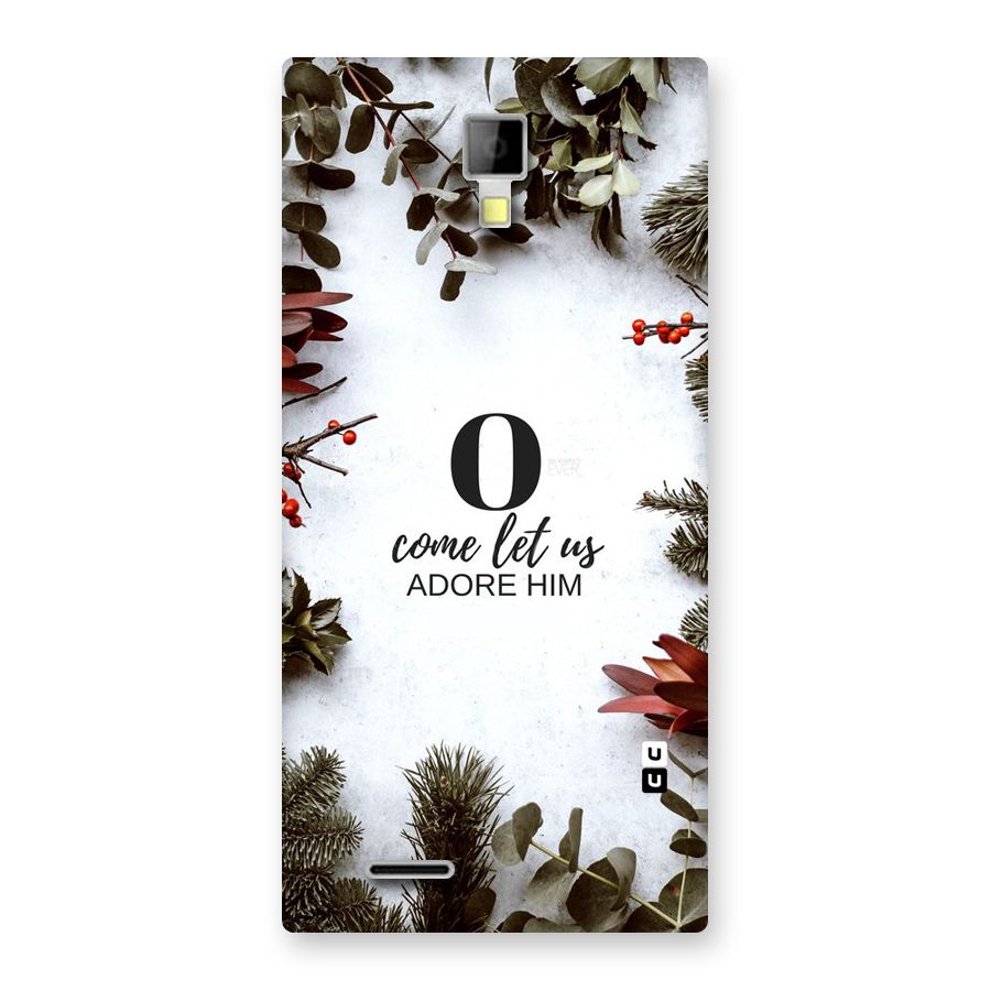 Lets Adore Him Back Case for Micromax Canvas Xpress A99