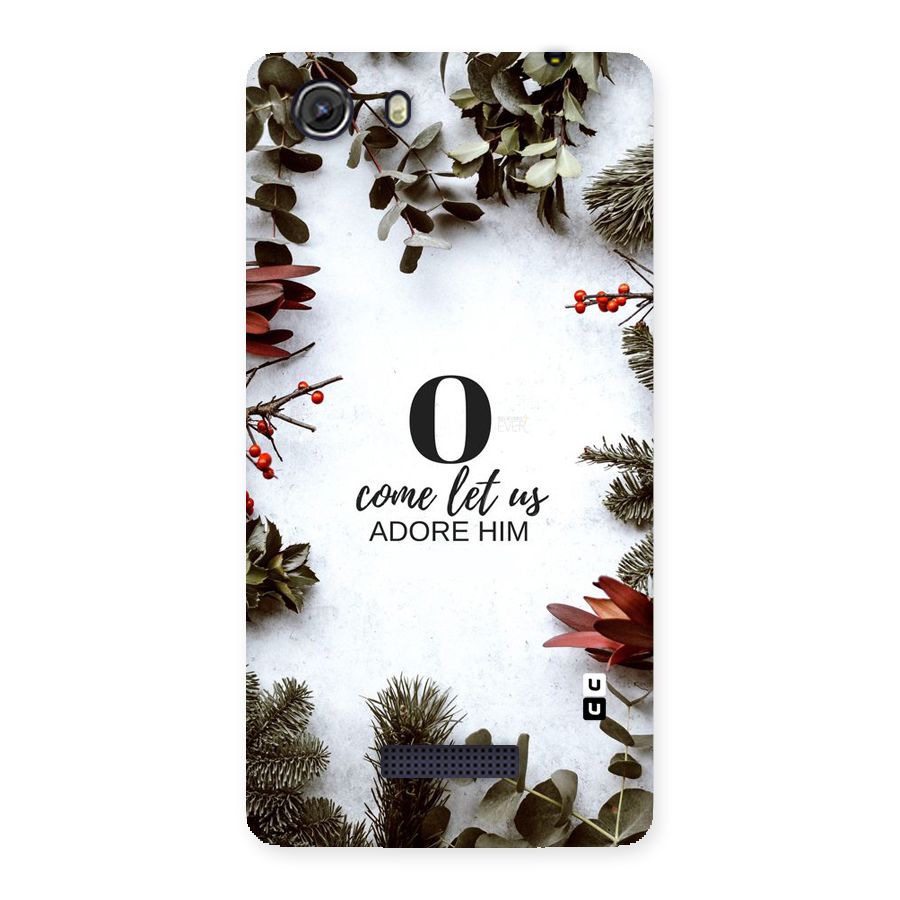 Lets Adore Him Back Case for Micromax Unite 3