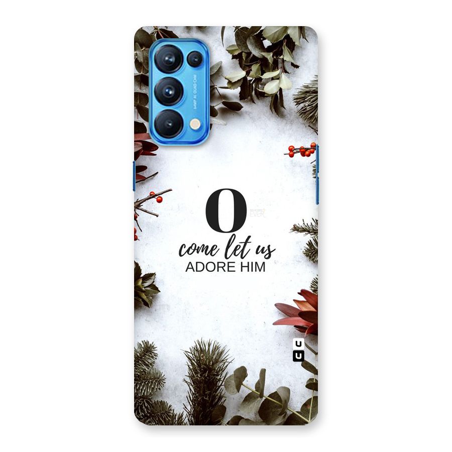 Lets Adore Him Back Case for Oppo Reno5 Pro 5G