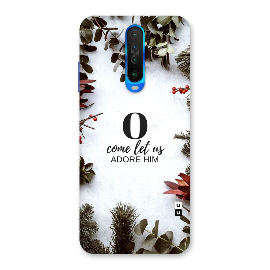 Lets Adore Him Back Case for Poco X2
