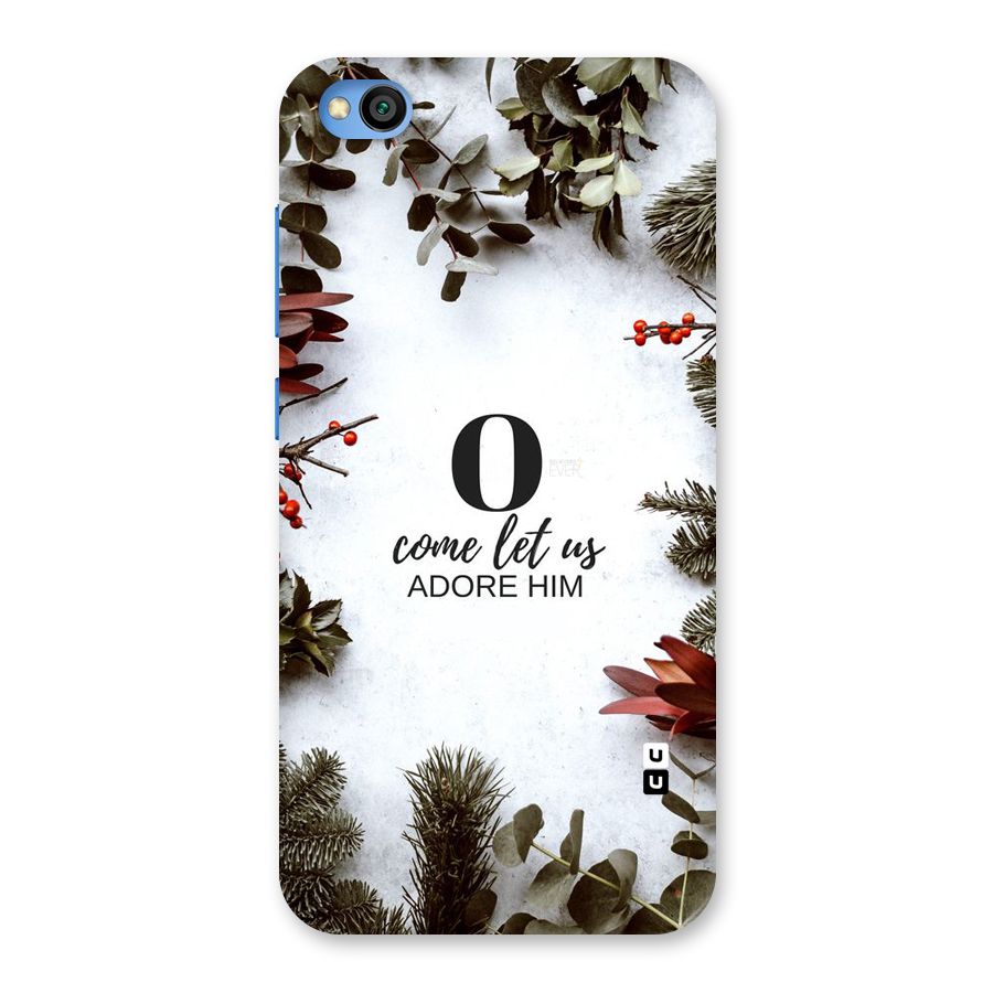 Lets Adore Him Back Case for Redmi Go