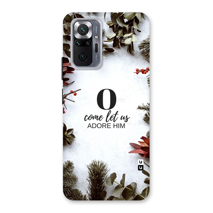 Lets Adore Him Back Case for Redmi Note 10 Pro Max