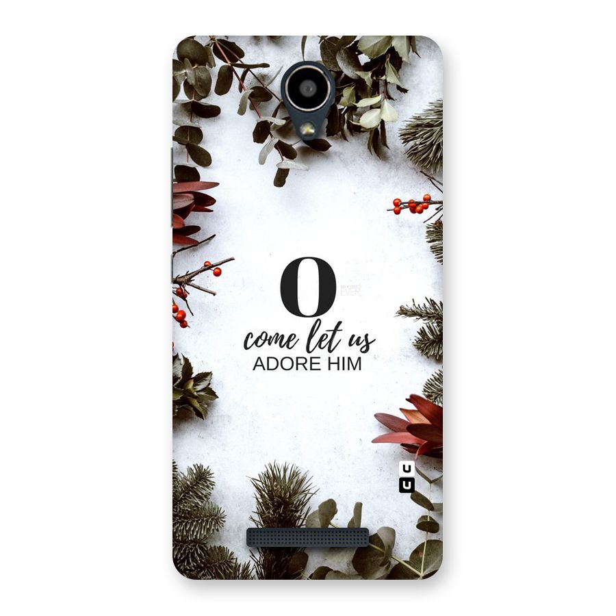 Lets Adore Him Back Case for Redmi Note 2