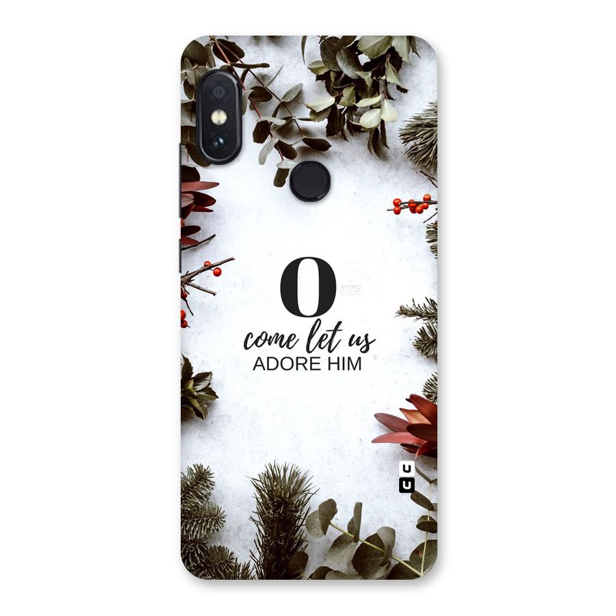 Lets Adore Him Back Case for Redmi Note 5 Pro