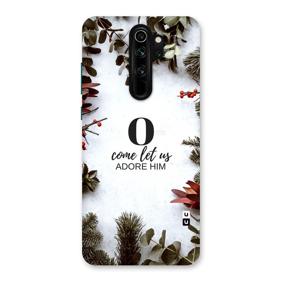 Lets Adore Him Back Case for Redmi Note 8 Pro