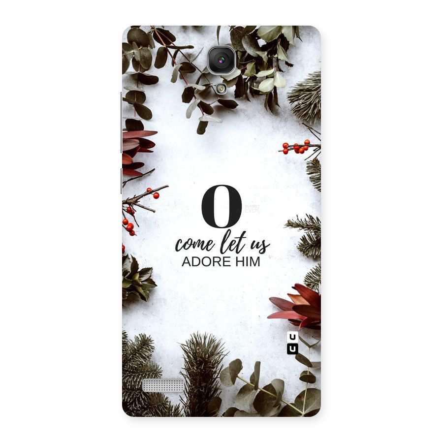 Lets Adore Him Back Case for Redmi Note Prime
