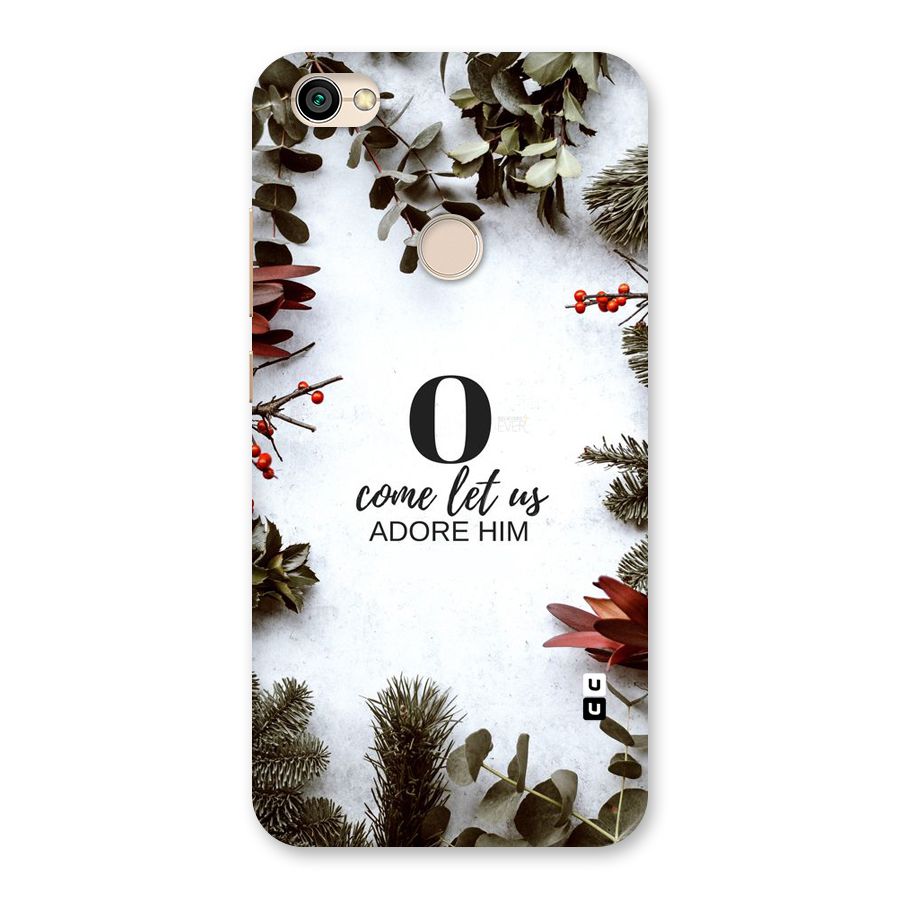 Lets Adore Him Back Case for Redmi Y1 2017