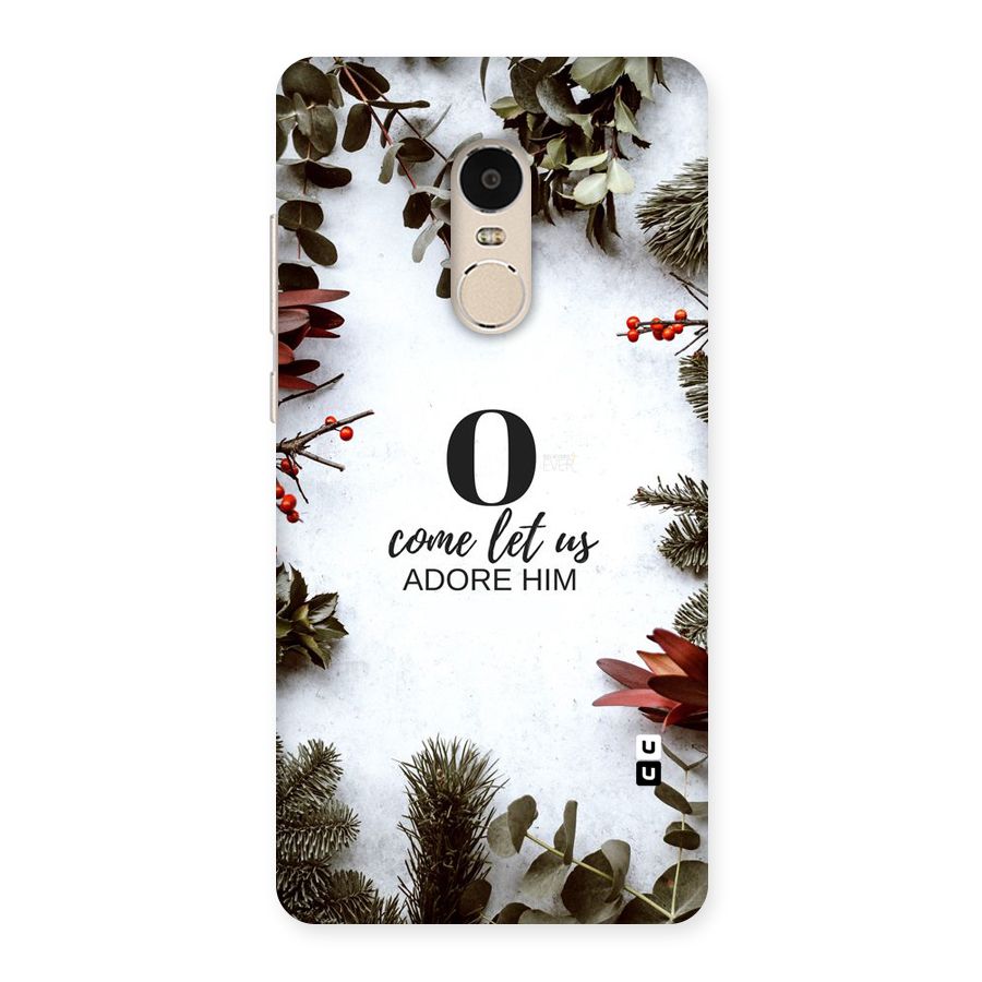 Lets Adore Him Back Case for Xiaomi Redmi Note 4