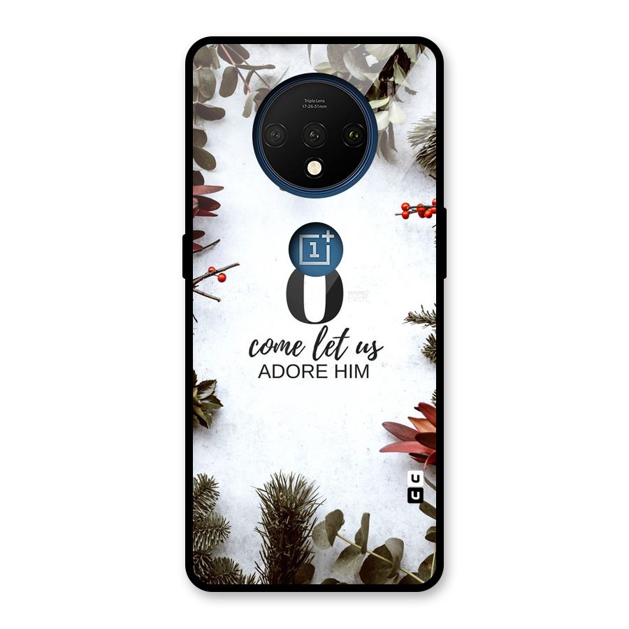 Lets Adore Him Glass Back Case for OnePlus 7T