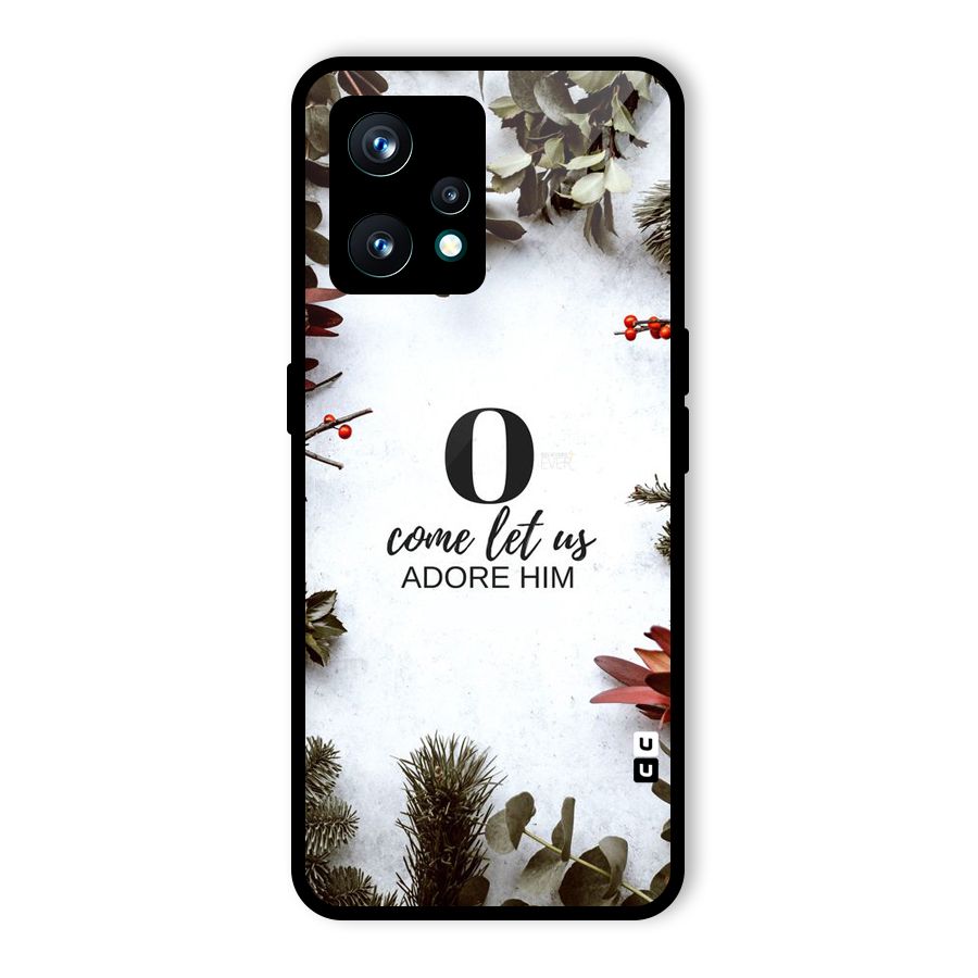 Lets Adore Him Glass Back Case for Realme 9 Pro Plus 5G