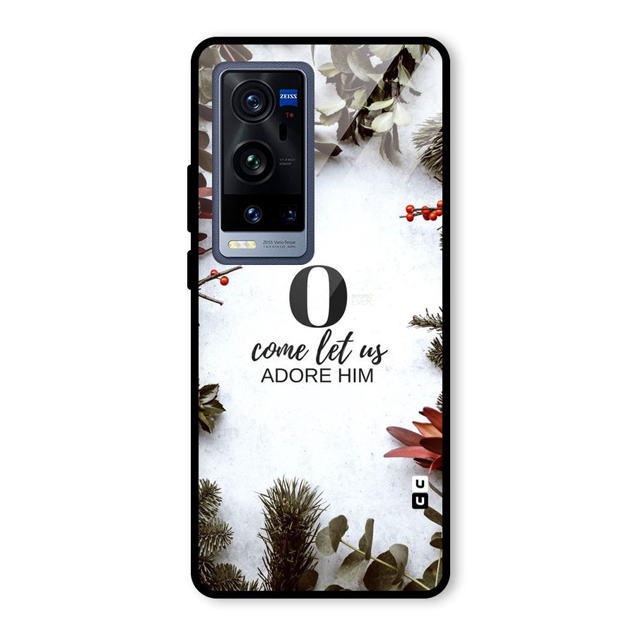 Lets Adore Him Glass Back Case for Vivo X60 Pro Plus