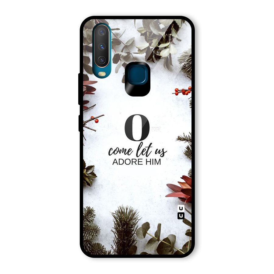 Lets Adore Him Glass Back Case for Vivo Y15