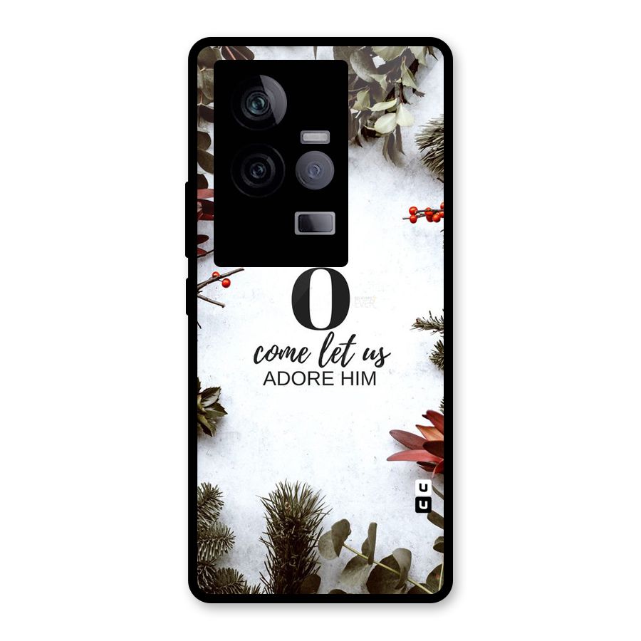 Lets Adore Him Glass Back Case for Vivo iQOO 11 5G
