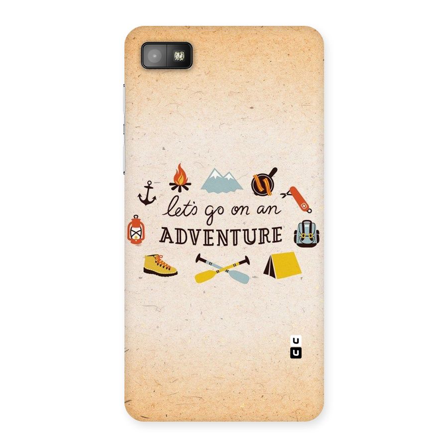 Lets Adventure Life Back Case for Blackberry Z10