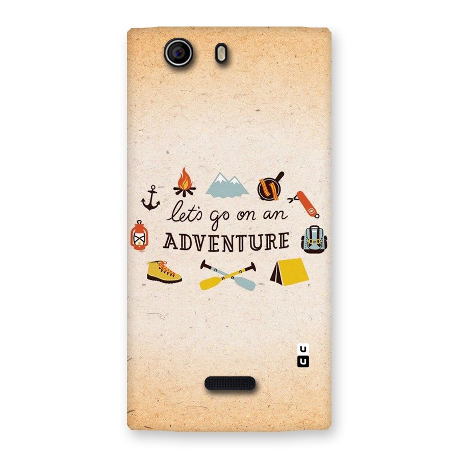 Lets Adventure Life Back Case for Canvas Nitro 2 E311