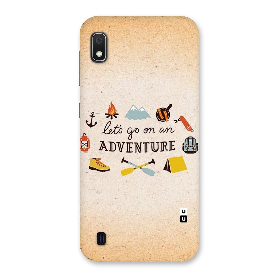 Lets Adventure Life Back Case for Galaxy A10