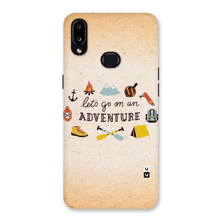 Lets Adventure Life Back Case for Galaxy A10s