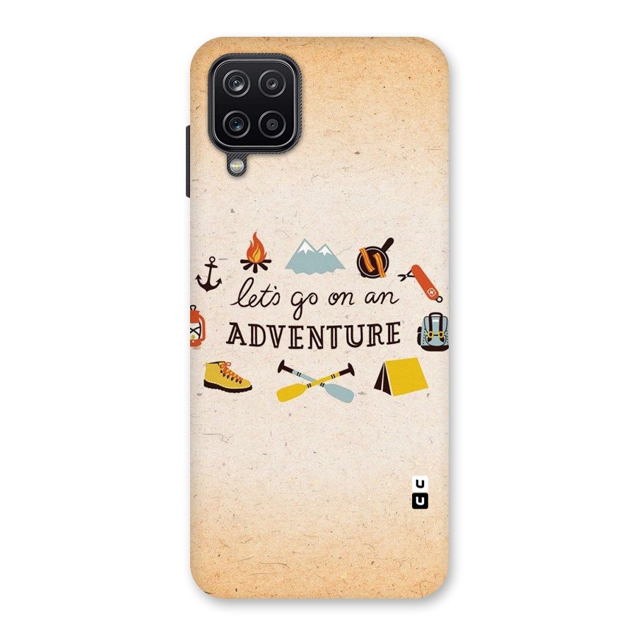Lets Adventure Life Back Case for Galaxy A12