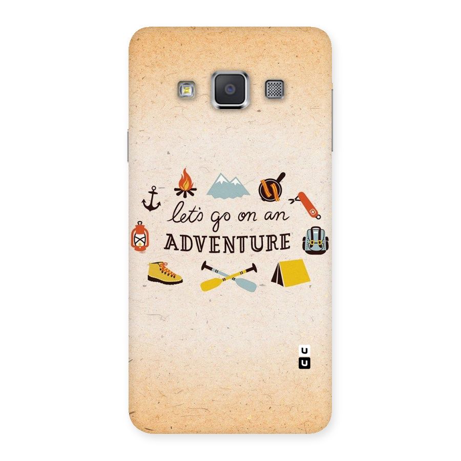 Lets Adventure Life Back Case for Galaxy A3