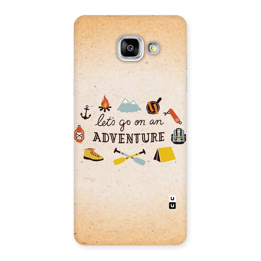 Lets Adventure Life Back Case for Galaxy A5 2016