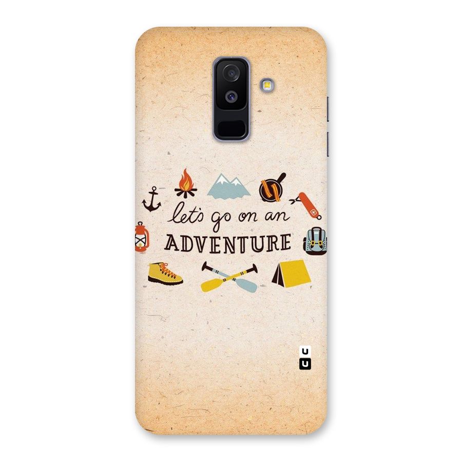 Lets Adventure Life Back Case for Galaxy A6 Plus