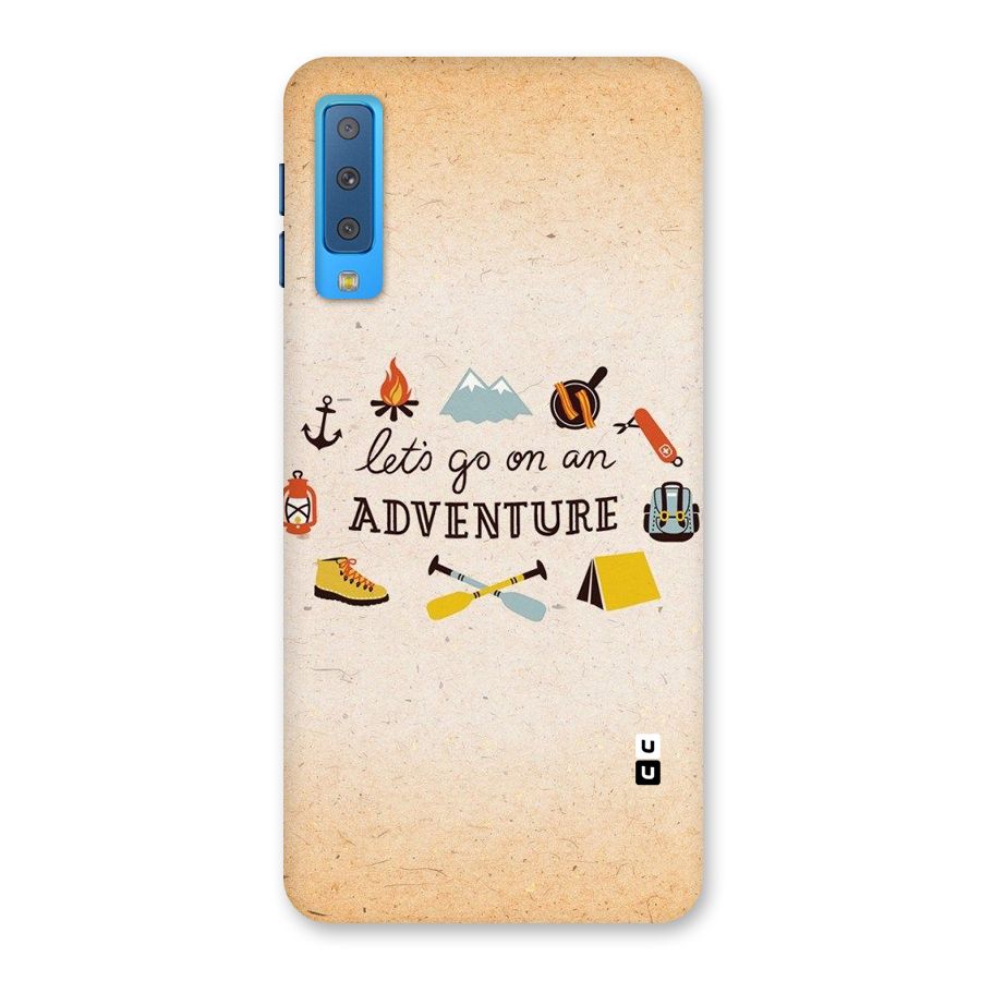 Lets Adventure Life Back Case for Galaxy A7 (2018)