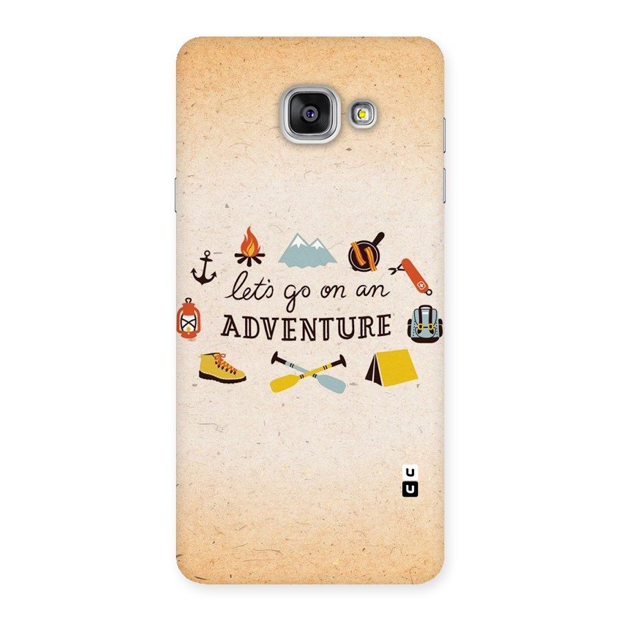 Lets Adventure Life Back Case for Galaxy A7 2016