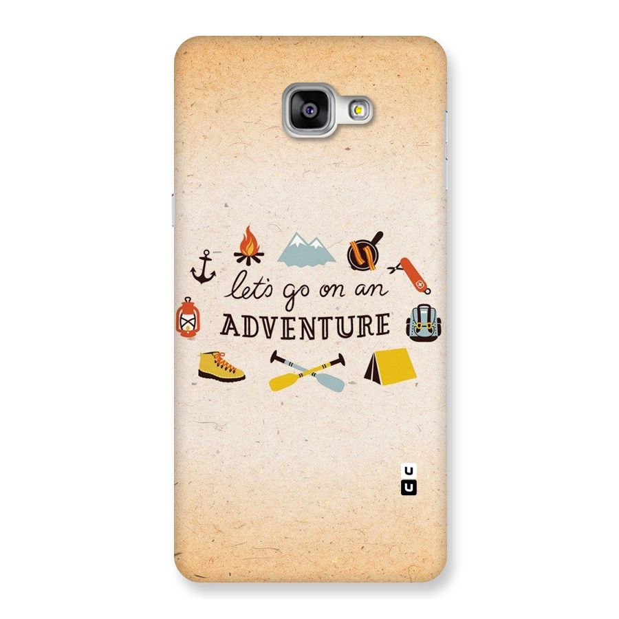 Lets Adventure Life Back Case for Galaxy A9